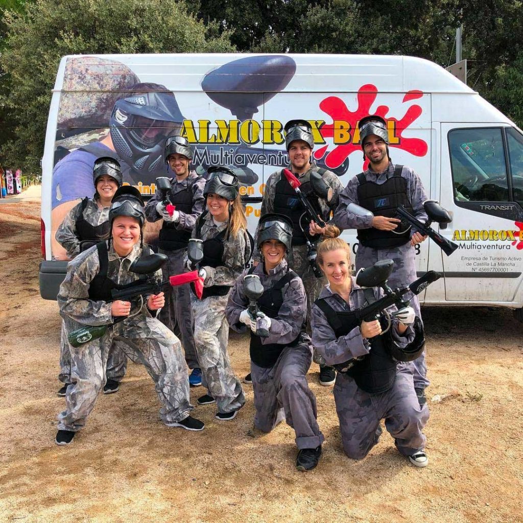 Juega al Paint Ball en tu Despedida en Madrid